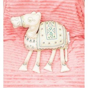 Accent Embroidered camel pillow home decoration